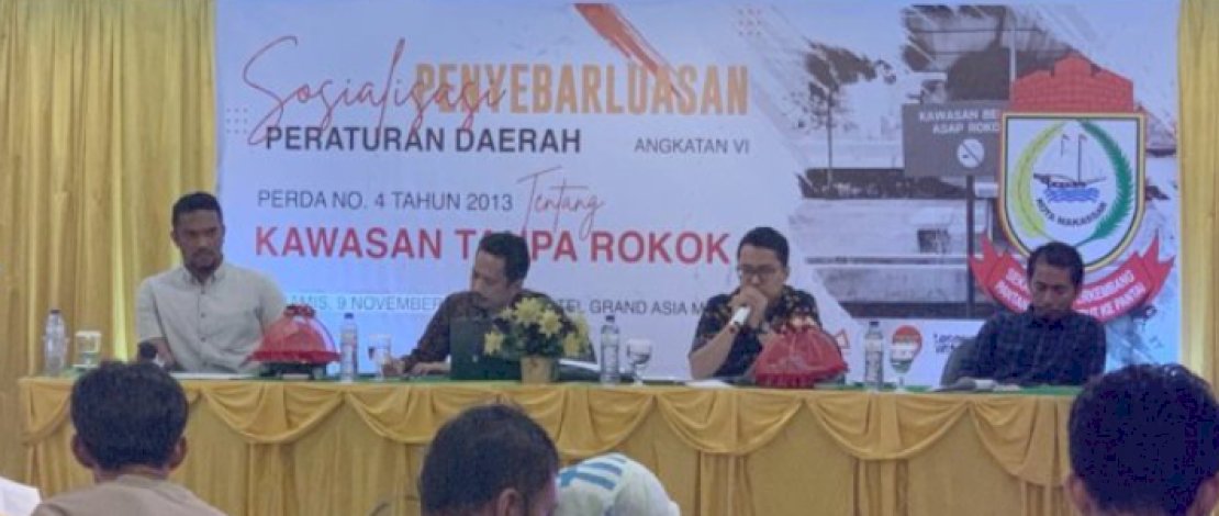 Sekretariat DPRD Makassar Ingatkan Soal Kawasan Tanpa Rokok