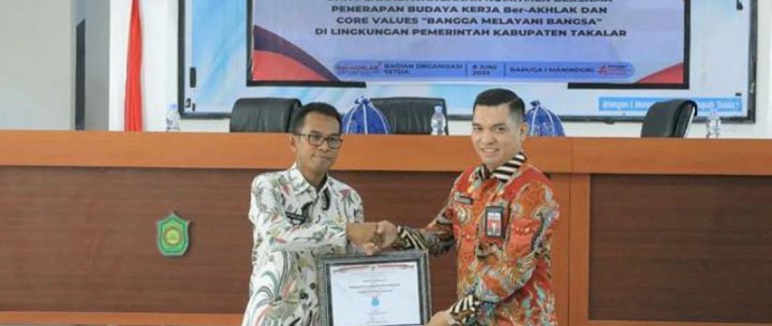 Nilai Sistem Akuntabilitas Kinerja Instansi Pemerintah (SAKIP) Tahun 2023 berhasil naik dan mencapai target. Nilai Sistem Akuntabilitas Kinerja Instansi Pemerintah (SAKIP) Tahun 2023 berhasil naik dan mencapai target.