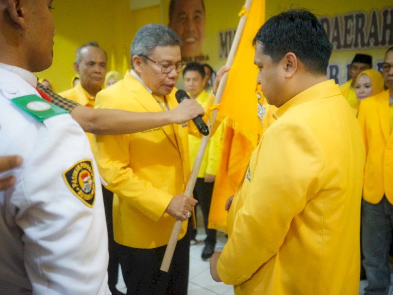 Lantik M Irpan Ketua Golkar Enrekang, Taufan Pawe Optimistis Partai Beringin Kembali Berjaya