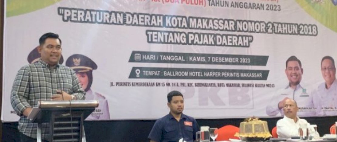 Demi Pembangunan Lancar, Imam Musakkar Ajak Warga Makassar Taat Bayar Pajak