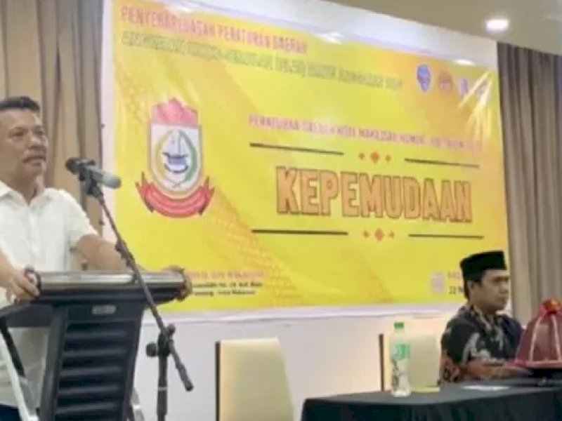Anggota DPRD Makassar Wahab Tahir Dorong Tranformasi Total untuk Pengembangan Pemuda