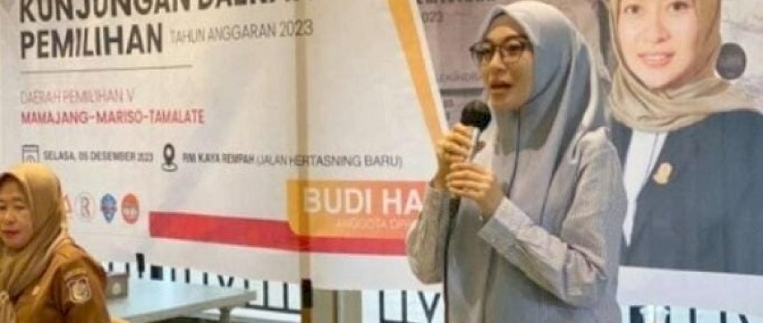 Anggota DPRD Kota Makassar, Budi Hastuti melakukan kunjungan daerah pemilihan atau Kundapil meliputi Kecamatan Mamajang, Mariso dan Tamalate.