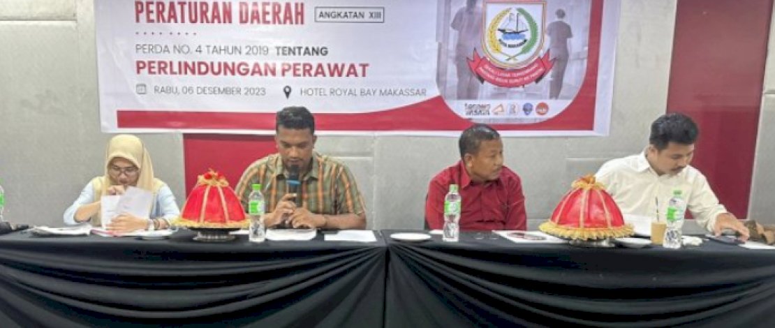 Sekretariat DPRD Makassar Sosialisasikan Perda Perlindungan Perawat