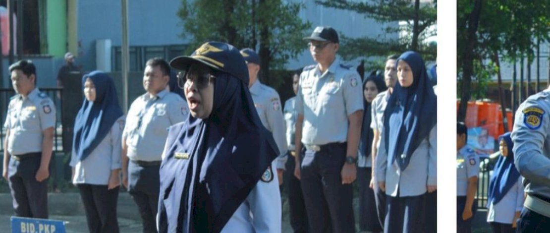Pimpin Upacara, Kadis Dishub Makassar Tekankan Kedisiplinan