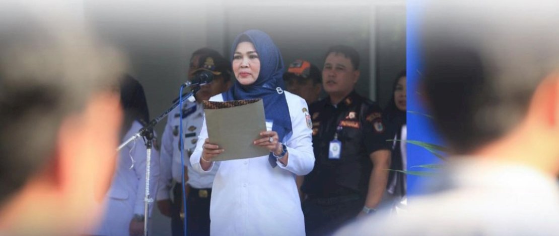 Kabid Sarana dan Prasarana Dishub Makassar Pimpin Upacara