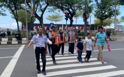 Dishub Makassar Edukasi 'Pelican Crossing' bagi Warga