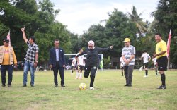 Diikuti 24 Kesebelasan, Bupati Luwu Utara Buka Open Turnamen Sepak Bola Kambisa Cup IV