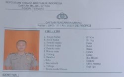 Bolos Kerja 40 Hari, Polisi di Ternate Masuk DPO