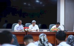 Bersama Satgas Pangan, Pj Sekda Sulsel Panggil Distributor Bahas Harga Bahan Pokok Jelang Nataru 