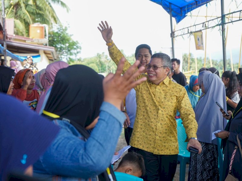 Sosialisasi di Barru, Taufan Pawe: Prabowo-Gibran Menang Satu Putaran