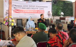 Bawaslu Gowa Ajak Masyarakat Desa Sadar Pemilu dan Money Politik