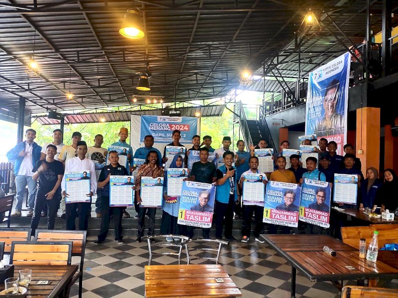 Konsolidasi Caleg se Kabupaten Bone, Taslim Tamang Yakin Gelora Lolos Parliamentary Threshold