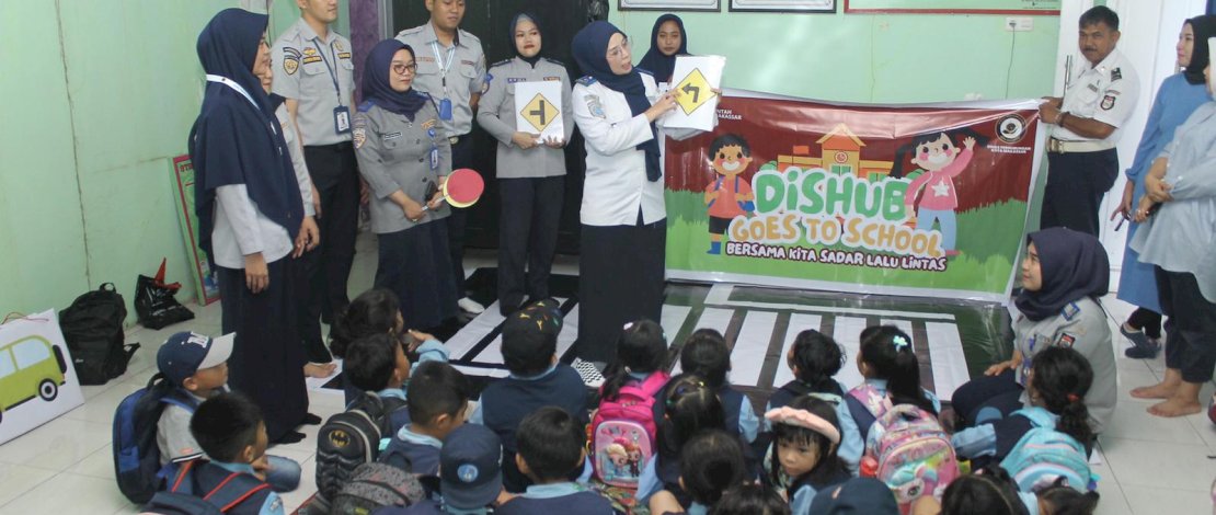 Dishub Makassar Edukasi Sadar Lalu Lintas Usia Dini di TK/PAUD