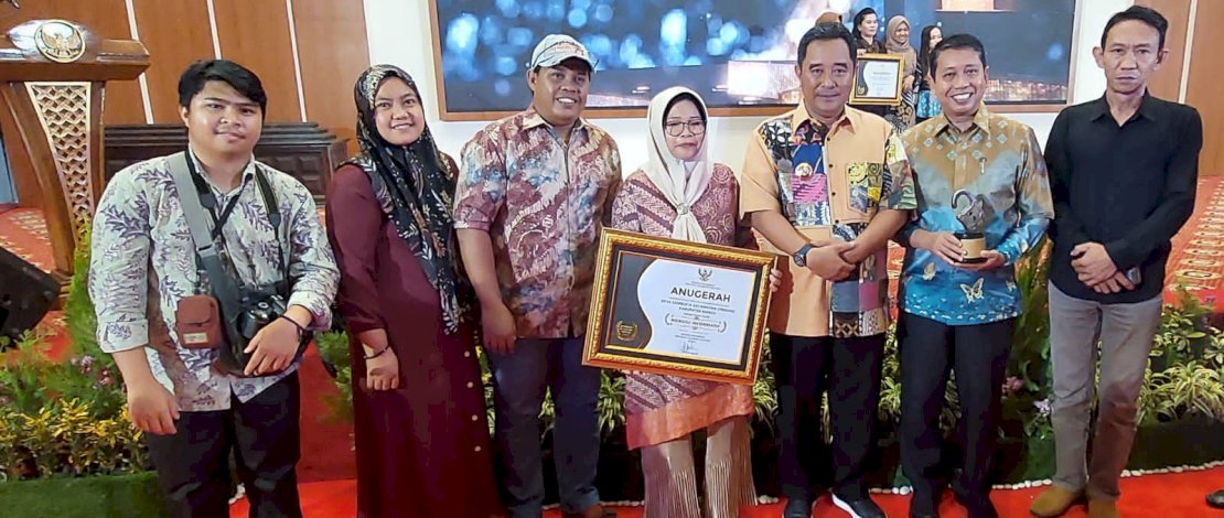 Desa Sambueja Maros Raih Anugerah Keterbukaan Informasi Publik 2023