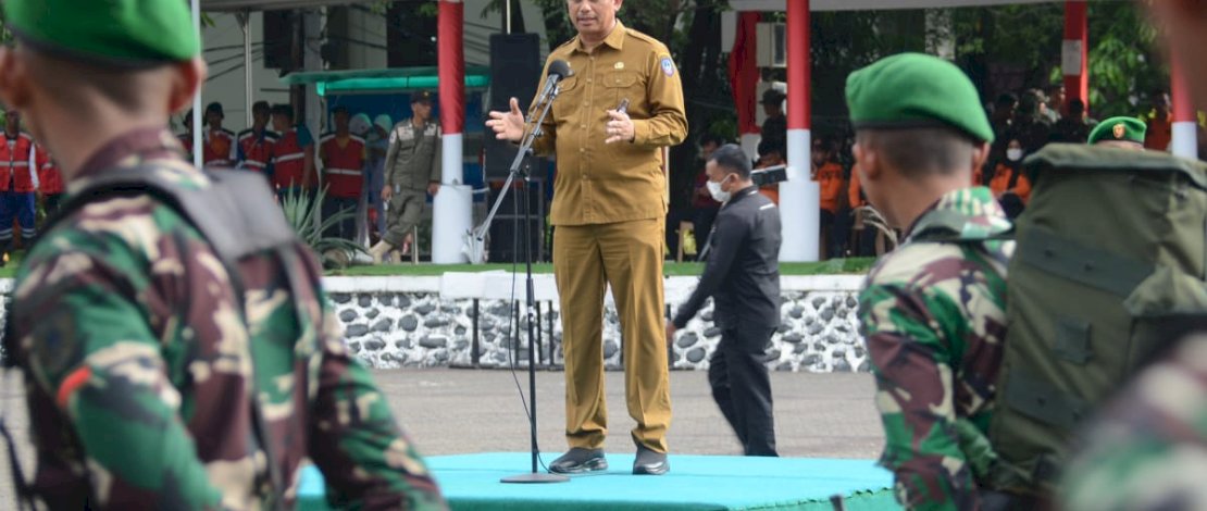 Pj Sekda Sulsel Jadi Irup Serah Terima Peleton Beranting Yudha Wastu Pramuka Jaya