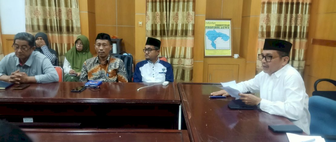 Rapat pembentukan panitia MTQ, Jumat, 22 Desember 2023, di Ruang Rapat Sekretaris Daerah. 
