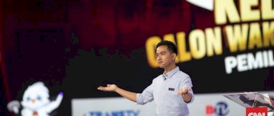 KPU Bakal Kembali Tegur Gibran Gegara Memancing Sorakan di Debat Cawapres 