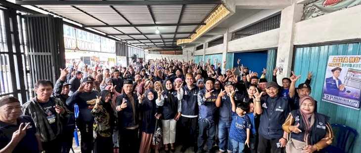 Resmikan Posko Pemenangan, Rudianto Lallo Konsolidasi Relawan Wilayah Utara Kota Makassar