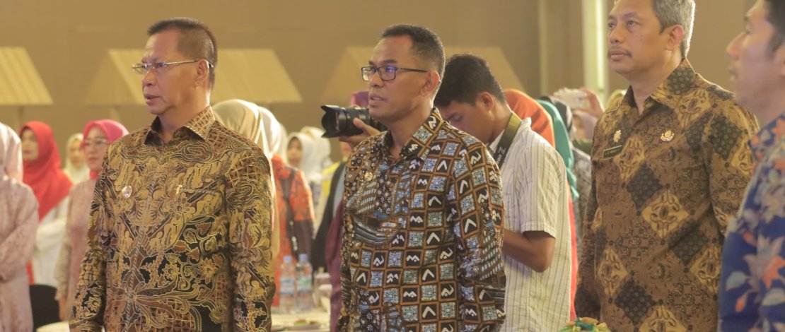 Pj Bupati Takalar Setiawan Aswad, turut hadir dalam peringatan Hari Ibu Tingkat Provinsi Sulsel.
