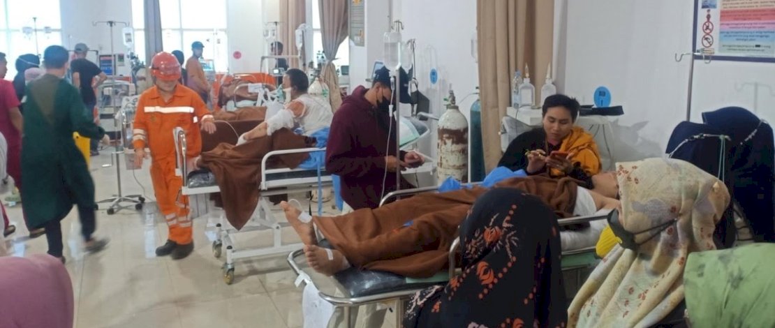 Kondisi korban ledakan smelter Morowali