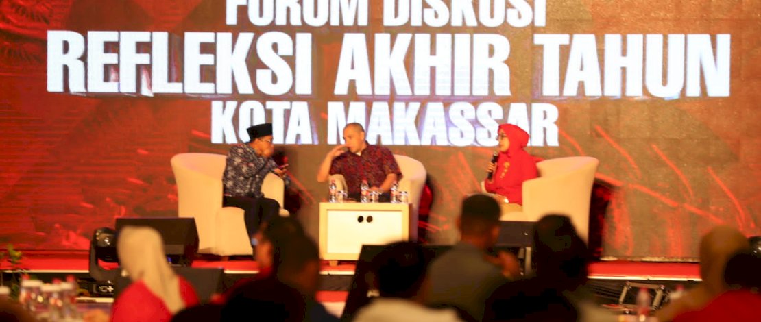 Refleksi Akhir Tahun 2023 Pemerintah Kota Makassar, di Four Point by Sheraton, Rabu, 27 Desember 2023.