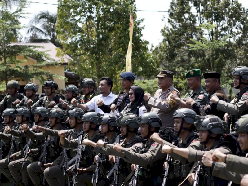 Bupati Luwu Utara Sambut Kedatangan Personel Purna Tugas Operasi Damai Cartenz Papua