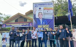 Rudianto Lallo Kembali Resmikan Posko Pemenangan Anak Rakyat, Kali Ini di Bantaeng