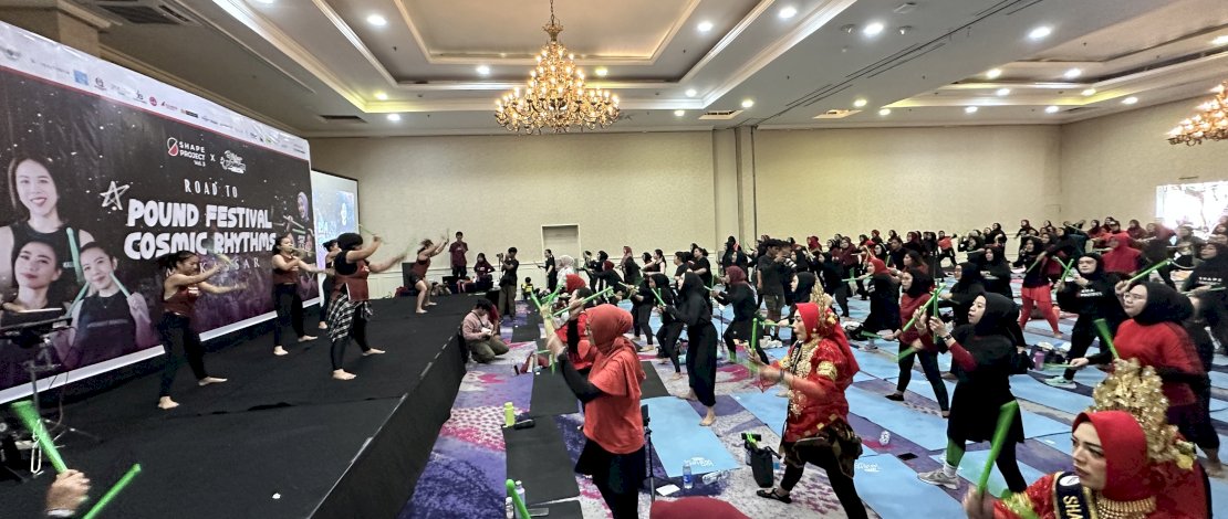 Shape Project Sukses Gelar Event Poundfit Terbesar Pertama di Makassar Shape Project Sukses Gelar Event Poundfit Terbesar Pertama di Makassar