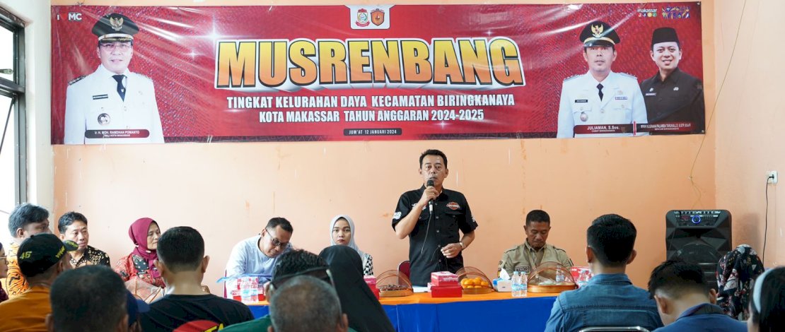 Camat Biringkanaya  Buka Musrenbang Kelurahan Daya