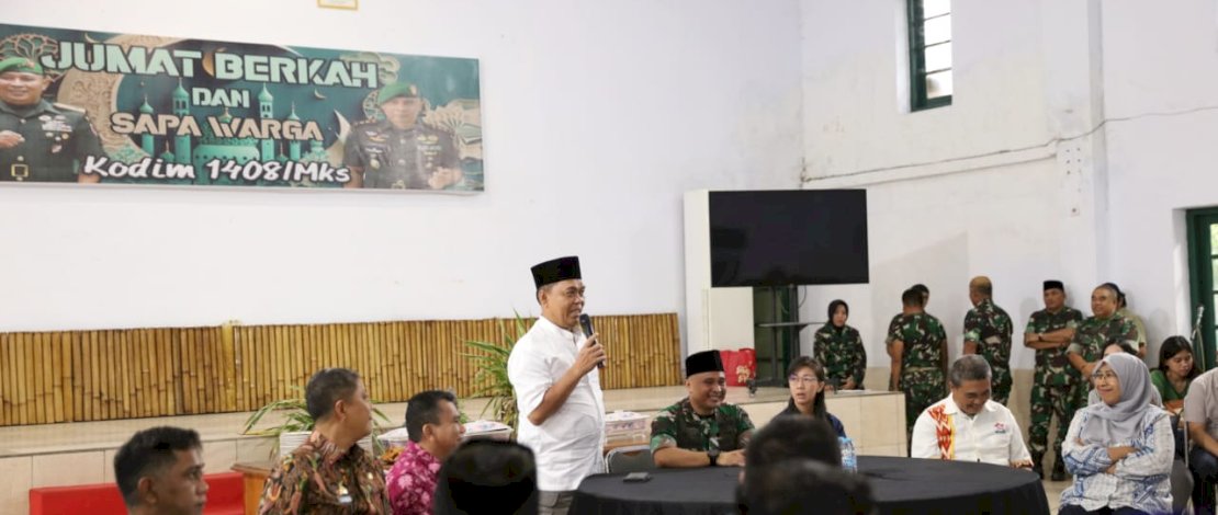 Sinergi Pemkot Makassar, TNI, dan Masyarakat: Dialog Bersama  Dukung Pemilu Damai