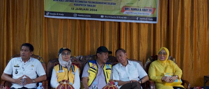 Hamka B Kady Resmikan Jembatan Gantung Je'ne Matallasa di Takalar