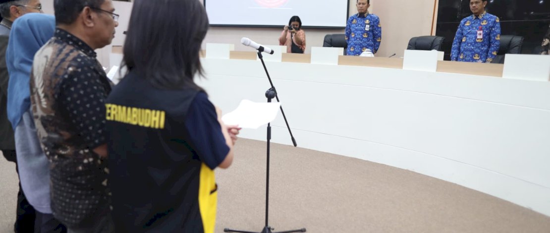 108  Peserta PGI ke 38 Lakukan Deklarasi, PJ Sekda: Kawal Pemilu Damai 