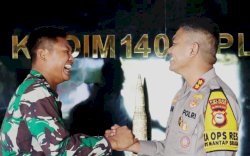 Kapolres Lutra Perkuat Sinergi dengan TNI Jelang Pemilu 2024
