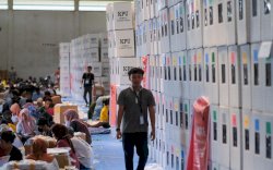 Surat Suara Pilpres di Sulsel 99 Persen Sudah Selesai Dilipat