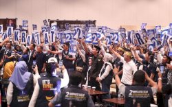 Rudianto Lallo Kukuhkan 2.022 Spartan Anak Rakyat untuk Awasi  Pemilu