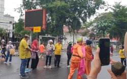 Dekranasda Sulsel Dukung Promosi Karawo Khas Gorontalo di CFD Sudirman