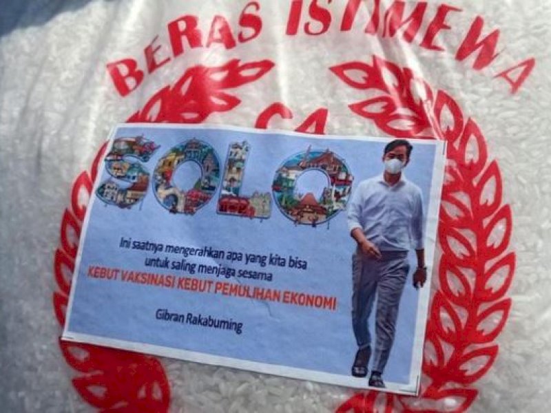 Beredar Beras Bansos Berstiker Gibran di Medsos , Wapres Ma'ruf Amin Minta Bawaslu Selidiki