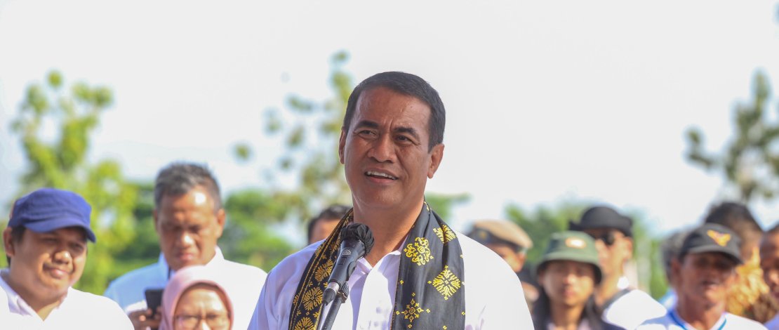 Mentan Amran Sulaiman saat berkunjung ke Yogyakarta, beberapa waktu lalu.