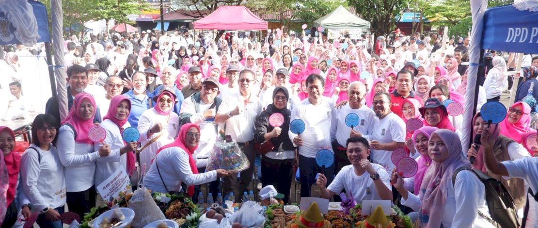 Persagi Provinsi Sulsel menggencarkan kampanye Hari Gizi Nasional dengan tema MPASI Kaya Protein Cegah Stunting.
