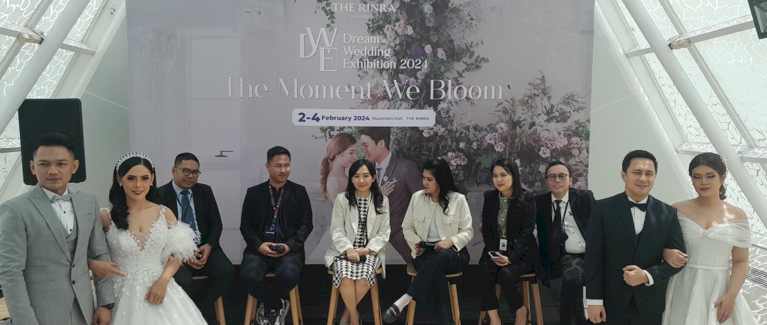 Konferensi pers Dream Wedding Exhibition 2024 The Rinra Hotel