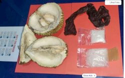 Licik! Pengedar Ini Sembunyikan 50 Gram Sabu di Dalam Durian