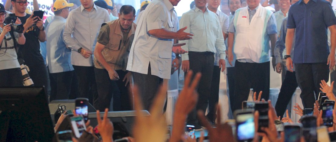 Kampanye di Makassar, Prabowo Didampingi Sederet Tokoh Sulsel