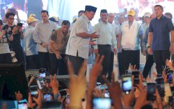 Kampanye di Makassar, Prabowo Didampingi Sederet Tokoh Sulsel