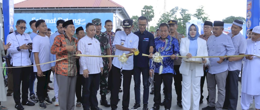 Pj Bupati Takalar Resmikan SPBU 74.922.10 Palleko