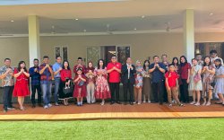 Danny-RL Kompak Hadiri Open House Pengacara Kondang Lucas di Makassar