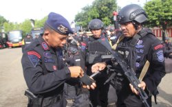 Brimob Bone Gelar Apel Pengecekan Personel dan Perlengkapan, Ini Instruksi Danyon Ichsan
