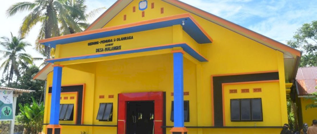Gedung Pemuda dan Olahraga Desa Malangke, Kecamatan Malangke.
