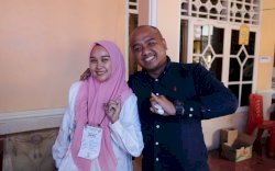 Kabid Humas Diskominfo SP Sulsel Erlan Triska Gunakan Hak Suara di TPS 42 Parang Tambung