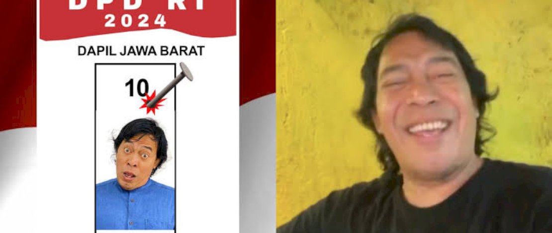 Pelawak Komeng Raih Suara Tertinggi di DPD Jawa Barat 
