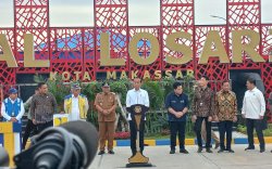 Jokowi Resmikan IPAL Losari, Proyek Rp1,2 Triliun untuk Lindungi  Makassar